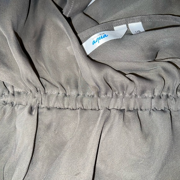 La Vie En Rose Aqua Chiffon Swimsuit Cover - Picture 7 of 10